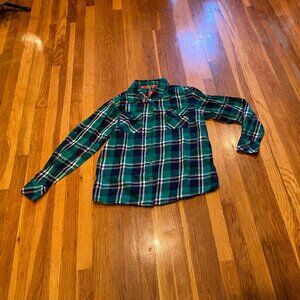 Jetty Apparel Co. Plaid Button Down Shirt Size M